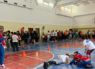 Работники Туапсинских школ и детских садов приняли участие в фестивале «ГТО»